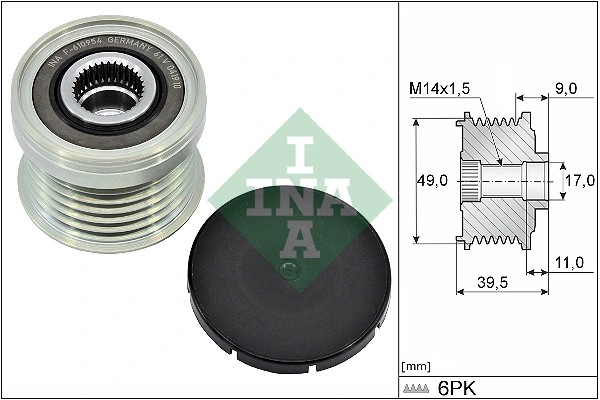 Alternator Freewheel Clutch